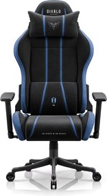 Szövet gamer szék fekete-kék Diablo X-One 2.0 Night Blue Small