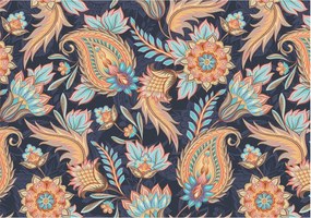 Dekoratív fotótapéta falra Könnyű összeszerelés Virágmintás 312x219 Ragasztó