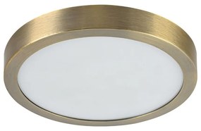 PREZENT 49060 LENYS IV. Kerek Mennyezeti Lámpa Antik Bronz, Fehér LED IP20