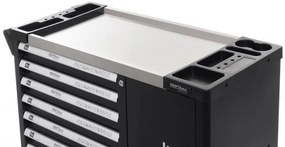 Műhelykocsi szerszámokkal 309 db - 7 fiók + szekrény KD1069