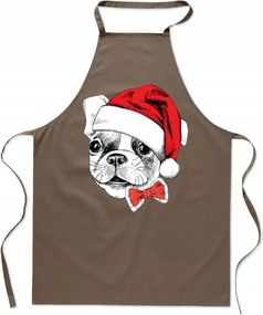 Konyhai kötény Kutya Karácsonyi Mikulás sapka Ajándék