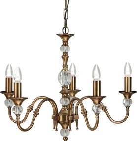 Endon POLINA LX124P5B Csillár 5x40W/E14