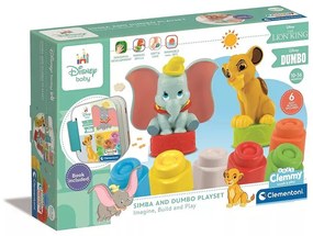 Disney Classics Clemmy építőkocka szett könyvvel Clementoni