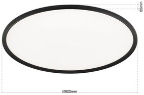 Orion - KANT LED mennyezeti lámpatest 66W/230V 2700/3200/4000K, átm. 80 cm, fekete