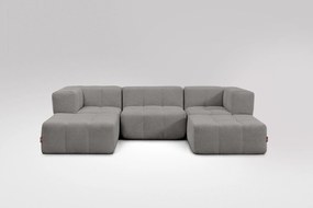 5 Teiliges Modulares Sofa – Grau
