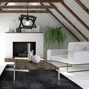 Csillár láncon ARNOLD 1xE27/60W/230V fekete