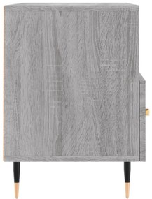 szürke sonoma színű szerelt fa TV-szekrény 80x36x50 cm