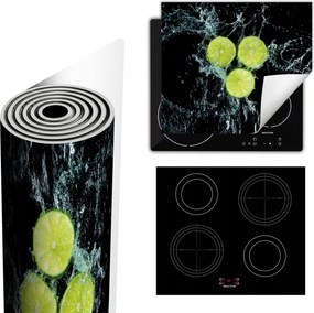 Tűzhelyvédő Szőnyeg Több Helyet Biztosít 60x52 fekete mész