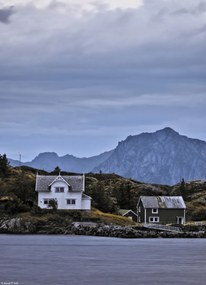 Poszter 20,5x28,4cm Norvég fjord, Assaf Frank