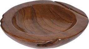 Tíkfa dísztál Ø 40 cm kézzel készített