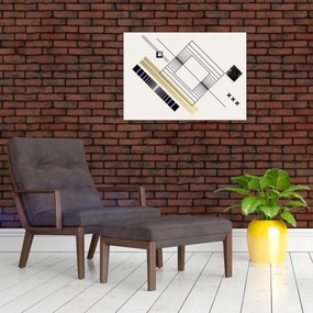 Üveg kép - Geometriai formák N⁰6 (70x50 cm)