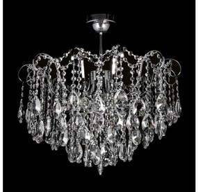 Kristály csillár rúdon 6xE27/60W/230V