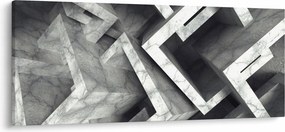 Absztrakt kép kocka (120x50 cm)