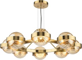 Dar Lighting glamour modern függeszték ophira antik arany borostyán daroph0835