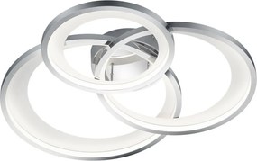 TRIO 673810306 GRANADA Modern LED Mennyezeti Lámpa Ezüst LED IP20