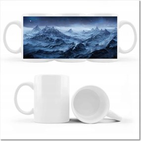 Fotó bögre A Hold megvilágítja a csúcsokat