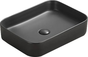 Mexen Vena 50 x 37 cm-es, fekete matt, pultra szerelhető mosdó - 22195085