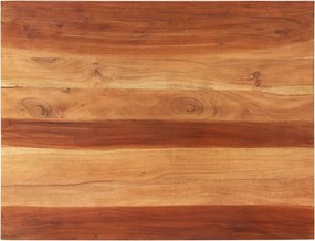vidaXL tömör akácfa asztallap 25-27 mm 70 x 90 cm