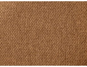 Narancssárga kárpitozott franciaágy ágyráccsal 180x200 cm Romane – Bobochic Paris