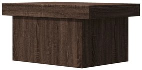 barna tölgy fatermék dohányzóasztal 100x55x40 cm