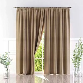 Készfüggöny Velúr Moradi Karamell 145x250cm Alkalom!! 250 cm 145 cm