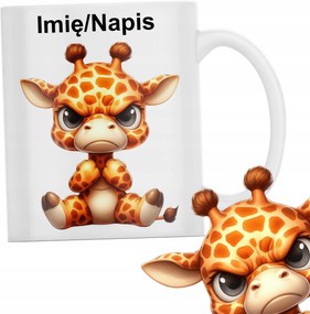 vicces Bögre Gonosz Zsiráf Név Felirat Ajándék 330ml Csomagolás