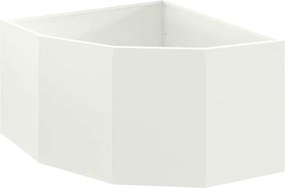 vidaXL Sarok Virágtartó Fehér 60 x 60 x 35 cm Acél