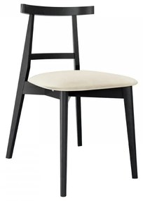 Étkezőszék KD 71 (fekete + krém) . 1103490