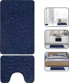 Fürdőszobaszőnyeg Szett 2 Db Csúszásgátló Szőnyeg 50X80