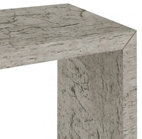 3 db betonszürke fali kockapolc