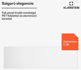 Klarstein Wonderwall 300 Smart, infravörös hősugárzó, 30 x 100 cm, 300 W, heti időzítő, IP24, fehér