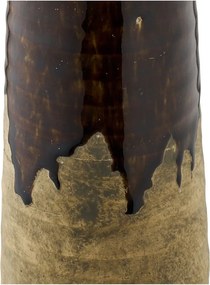 Barna kerámia magas váza (magasság 39 cm) – House Nordic