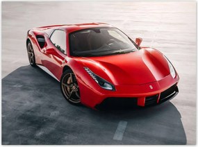 Poszterek 135x100 Piros Ferrari lövedék