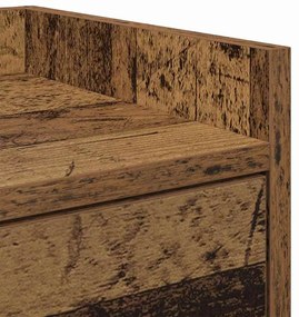 Éjjeli asztal fiókkal Régi fa 40 x 29 x 60 cm Faanyag