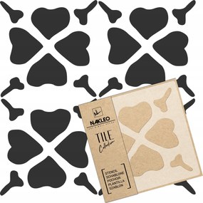 Festősablon Csempe Csempék Többször felhasználható 20x20cm Minta Geometria Matisse