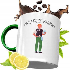 Zöld Bögre Csaposnak Születésnapi Ajándék Nyomtatott Fotóval