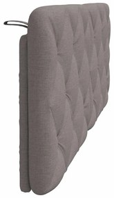 tópszínű szövet fejtámla párna 140 cm