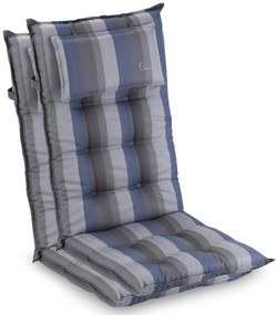 Blumfeldt Sylt, üléspárna, üléspárna székre, magas háttámla, párna, poliészter, 50 x 120 x 9 cm, 2 x huzat