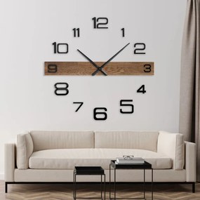 Minimalista dizájnú fa falióra - HOPLOK