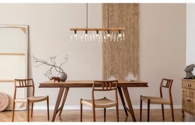 Globo 15532-5H - KIRA kábeles csillár 5xE14/40W/230V fekete/barna