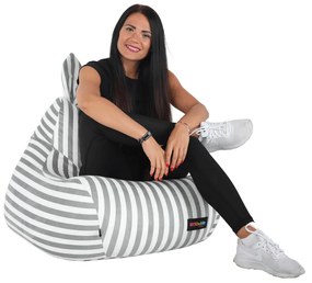 Babzsák Lampo (szürke + fehér). 1020915