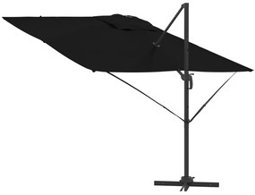 Konzolos Roma Parasol Fekete 286x285x265 cm Alumínium