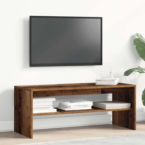 antik hatású szerelt fa TV-szekrény 100 x 40 x 40 cm