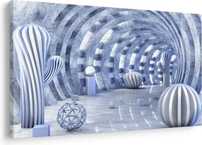Kép - 3D absztrakció (90x60 cm)