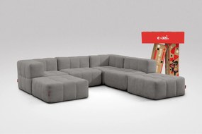 6 Teiliges Modulares Sofa – Grau