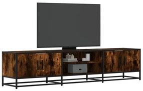 füstös tölgy színű szerelt fa TV-szekrény 180 x 35 x 41 cm