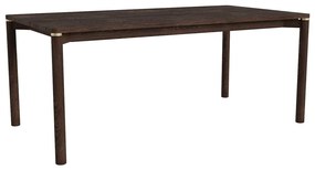 Barna bővíthető étkezőasztal 95x180 cm Arun – Unique Furniture