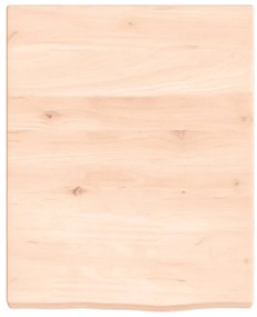 kezeletlen tömör fa fürdőszobai pult 40x50x(2-4) cm