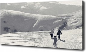 Canvas falikép Síelők 100x70 cm