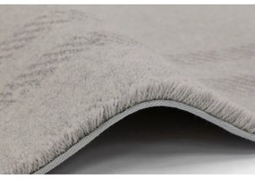 Krémszínű gyapjú szőnyeg 160x240 cm Calisia M Grid Rim – Agnella